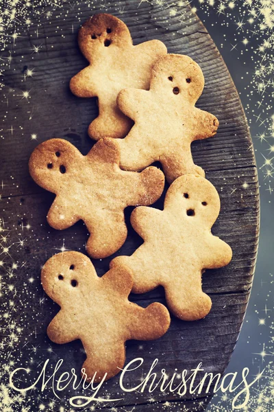 Christmas gingerbread cookies — Stock Photo, Image