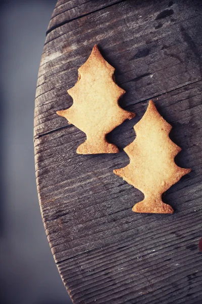 Biscuits de sapin de Noël — Photo