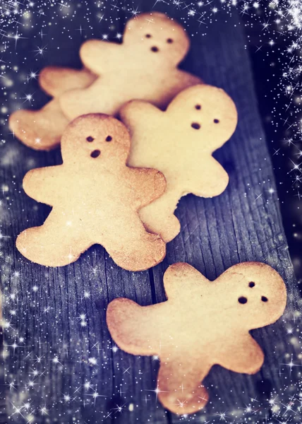 Biscuits au pain d'épice de Noël — Photo