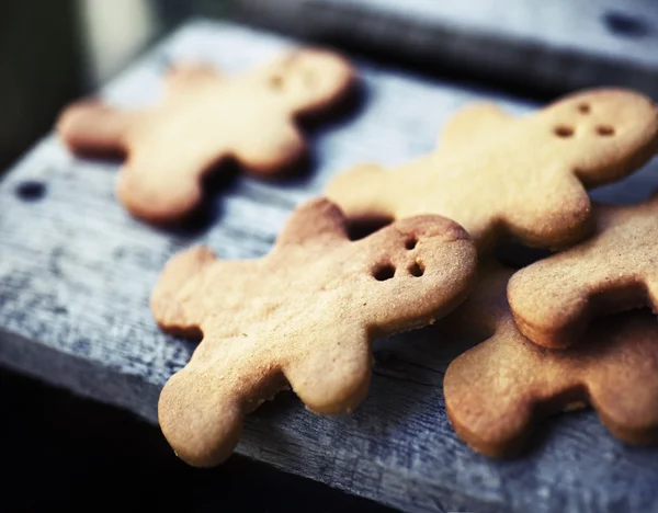 Biscoitos de gengibre de Natal — Fotografia de Stock