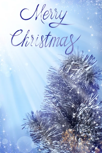Sfondo natalizio con decorazione natalizia — Foto Stock