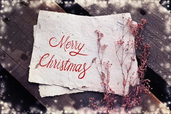 Merry christmas festive background — Stock Photo, Image