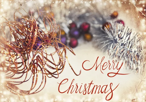 Merry christmas festive background — Stock Photo, Image