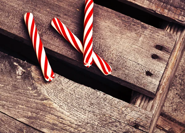 Christmas candy canes — Stock Photo, Image