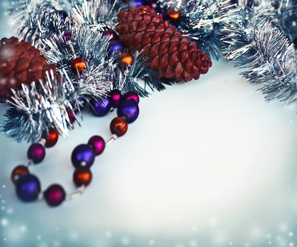 Natal decoração fundo — Fotografia de Stock