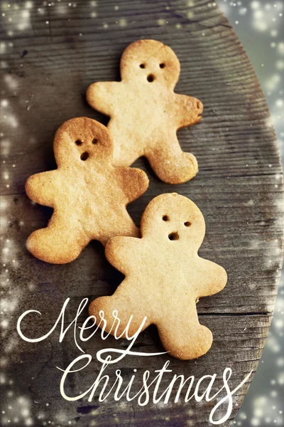 Christmas gingerbread cookies — Stock Photo, Image