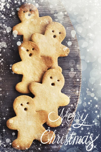 Kerst peperkoek koekjes — Stockfoto