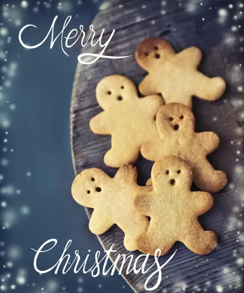 Kerst peperkoek koekjes — Stockfoto