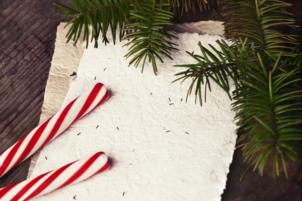 Tarjeta de papel en blanco de Navidad —  Fotos de Stock