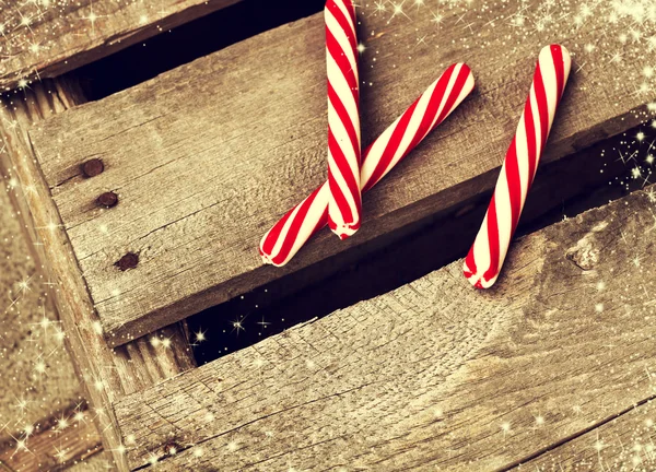 Christmas candy canes — Stock Photo, Image