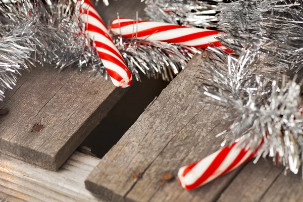 Christmas candy canes — Stock Photo, Image