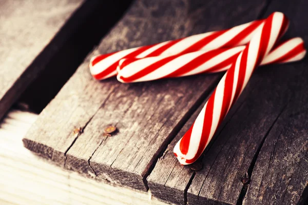 Christmas candy canes — Stock Photo, Image