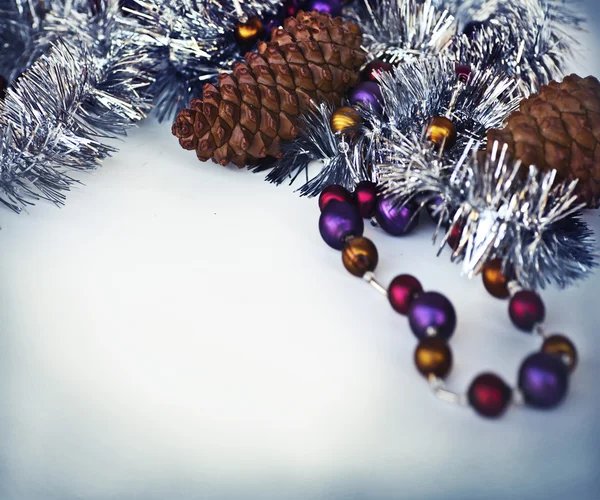 Natal decoração fundo — Fotografia de Stock