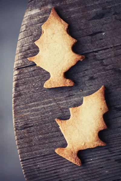 Biscuits de sapin de Noël — Photo