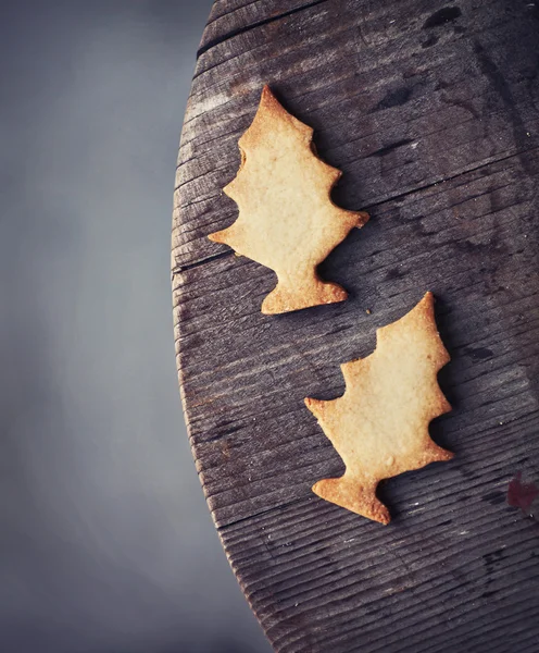 Biscuits de sapin de Noël — Photo