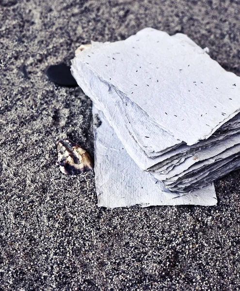 Stack of blank papers — Stock Photo, Image