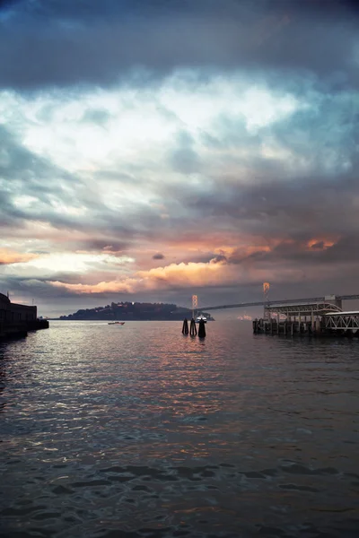 Ponte sulla baia di San Francisco — Foto Stock