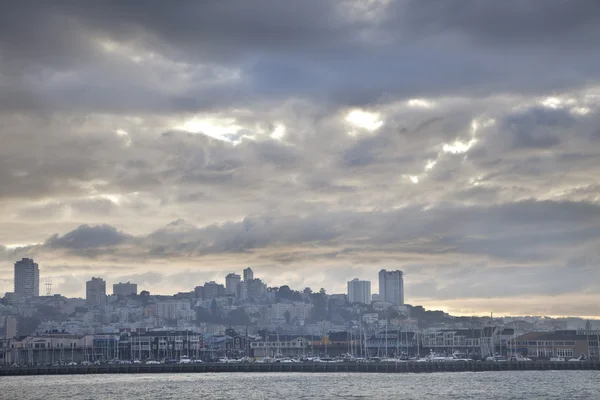 San Francisco Skyline von der Schatzinsel — Stockfoto