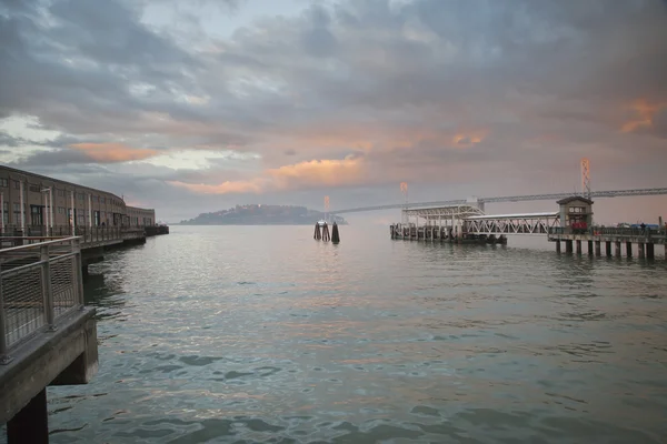 Oakland bay bridge w san francisco — Zdjęcie stockowe