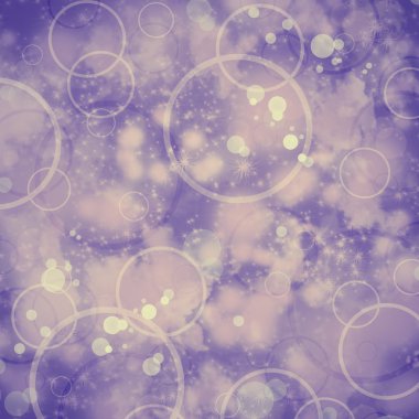 ABSTRACT BOKEH BACKGROUND in purple blue tones, Autumn abstract background