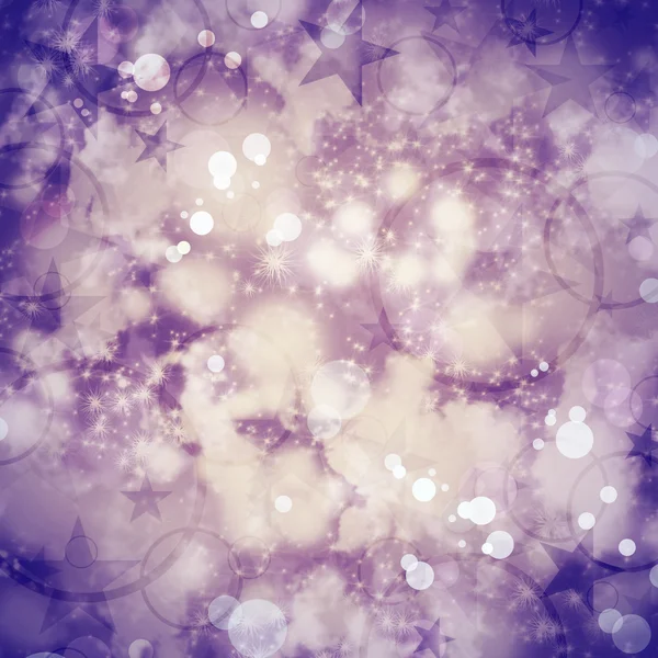 ABSTRACT BOKEH BACKGROUND in purple blue tones, Autumn abstract background — Stok fotoğraf