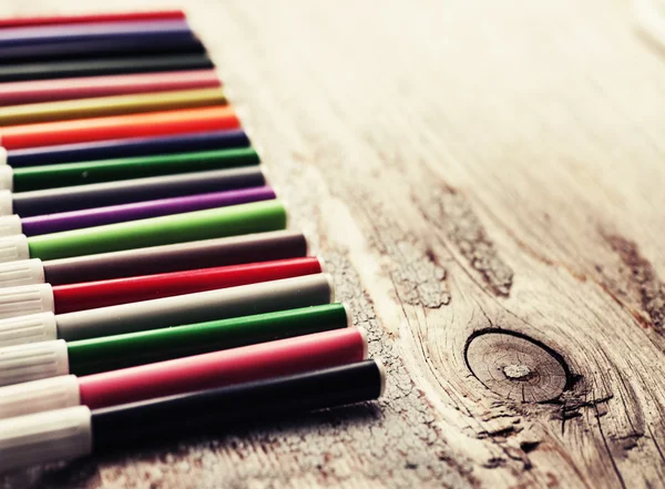 Colorful marker pens — Stock Photo, Image