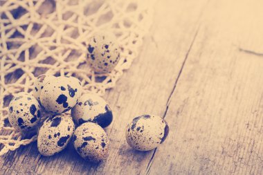 bıldırcın yumurtası ahşap tablo