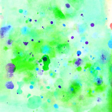 Suluboya arka planı yeşil noktalar