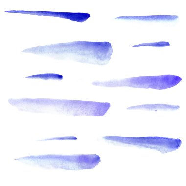 Mavi fırça darbeleri