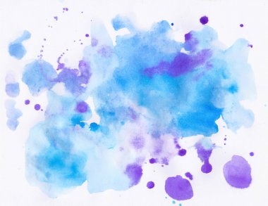 mavi suluboya arkaplan