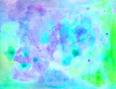 Sulu Boya renkli arka plan