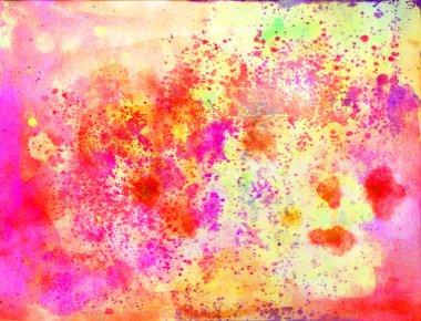 Sulu Boya renkli arka plan