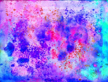 Sulu Boya renkli arka plan