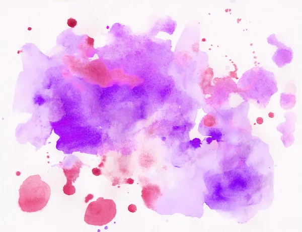 Rosa viola acquerello sfondo — Foto Stock