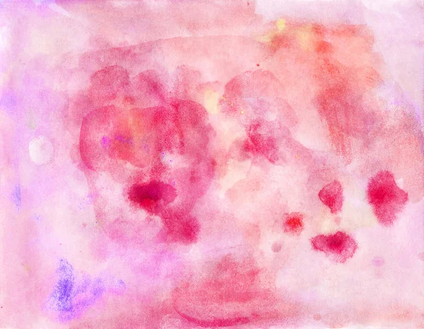 Red pink purple watercolor background. — Stock Photo, Image