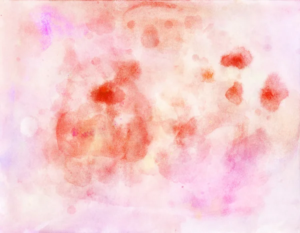 Red pink watercolor background — Stock Photo, Image