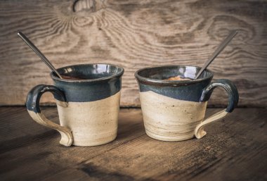 Kahverengi Seramik Kahve bardağı