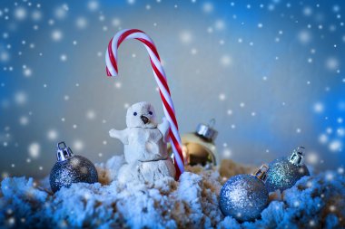 Kağıt el yapımı yılbaşı kardan adam