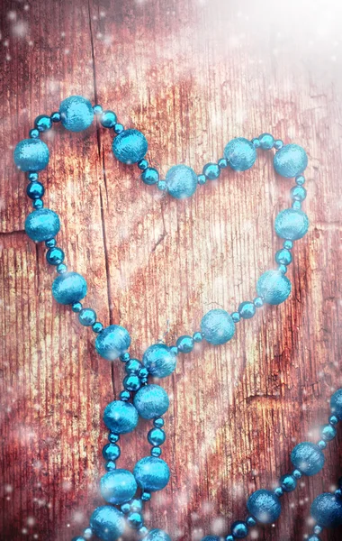 Blaue Perlenkette — Stockfoto