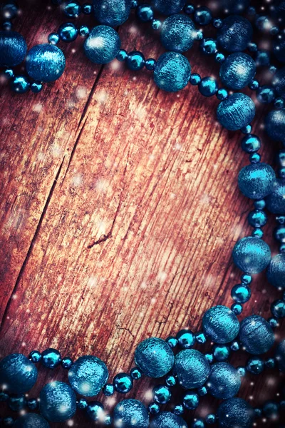 Collier perlé bleu — Photo