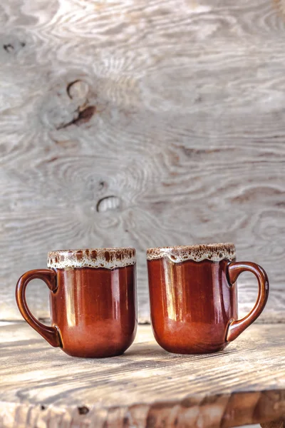 Ceramic coffee mugs — Stock Photo, Image