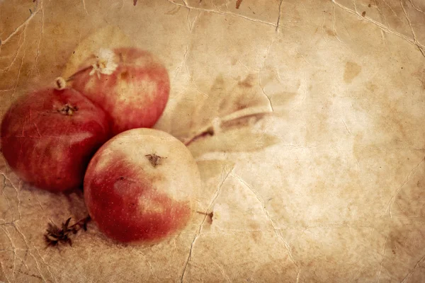 小さなリンゴと背景 — ストック写真