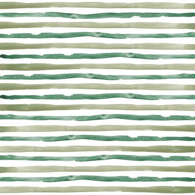 Sulu Boya çizgili desen