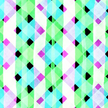 Suluboya damalı deseni