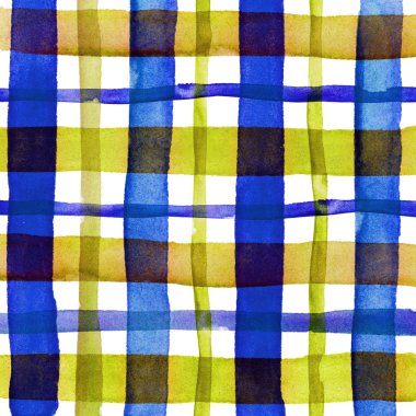 Suluboya damalı deseni