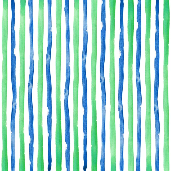 Watercolor striped pattern — Stock Photo, Image