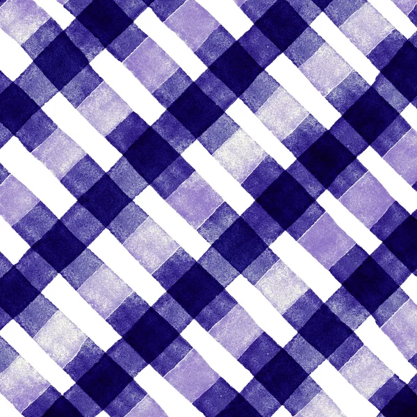 Watercolor checkered pattern