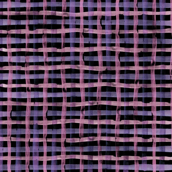 Watercolor checkered pattern