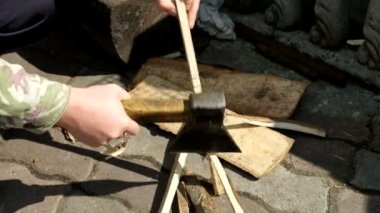 yakacak odun adam pirzola