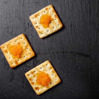 lezzetli kırmızı havyar